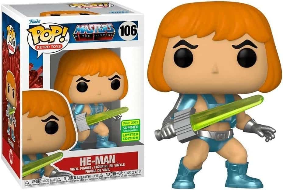 Funko He-Man com Espada de Poder Edição Limitada Convenção de Verão