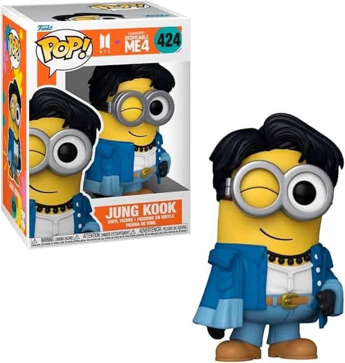 Funko POP! Jung Kook, Rocks BTS x Meu Malvado Favorito