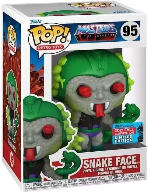 Funko Pop Master of the Universe Snake Face #95 Fall Convention 2021 Exclusive