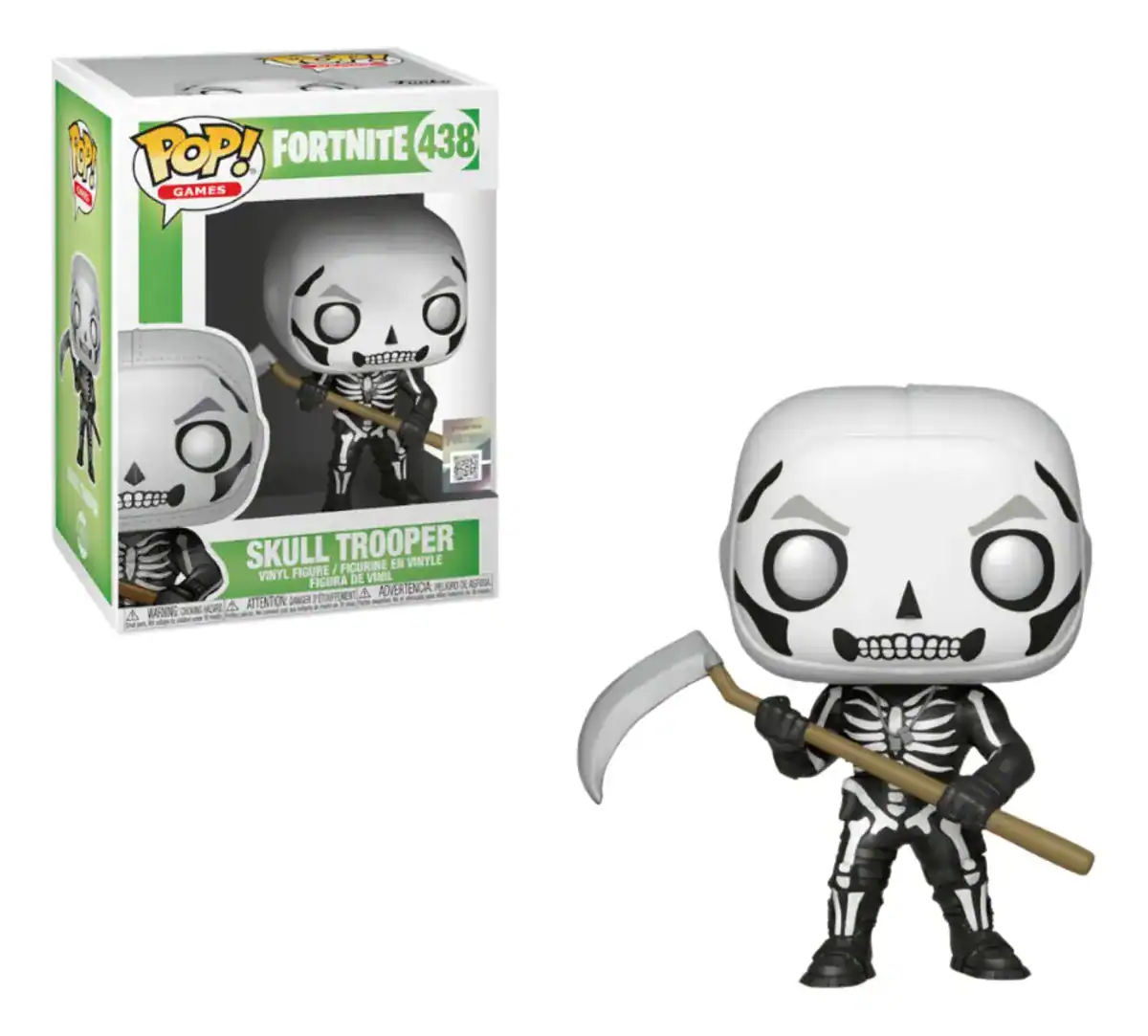 Funko Pop Games Fortnite Skull Trooper caveira brilha no escuro