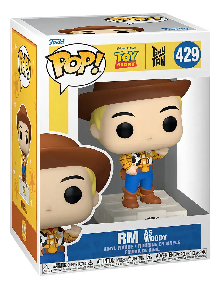 Funko Pop Rm Como Woody 429 - Bts - Toy Story X Tinytan