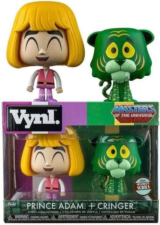 Funko Vinyl He-Man Mestres do Universo Príncipe Adam e Pacato