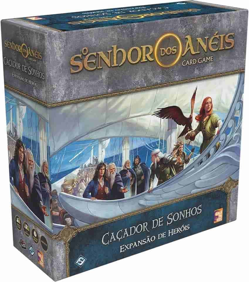 Galápagos, O Senhor dos Anéis Card Game - Caçador de Sonhos (Expansão de Heróis), Jogo deCartasCooperativo, 1 a 4 jogadores, 30 a 120 min