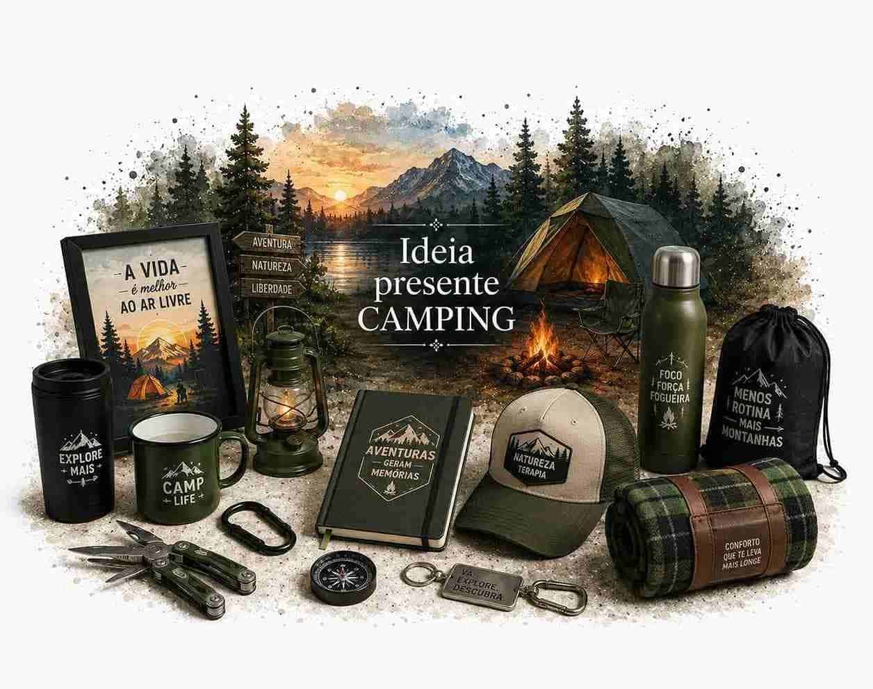 Guia de presentes para quem gosta de camping da Presendicas