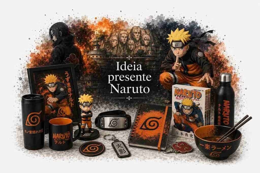 50 Ideias de Presente Naruto Para Fãs do Anime em 2026
