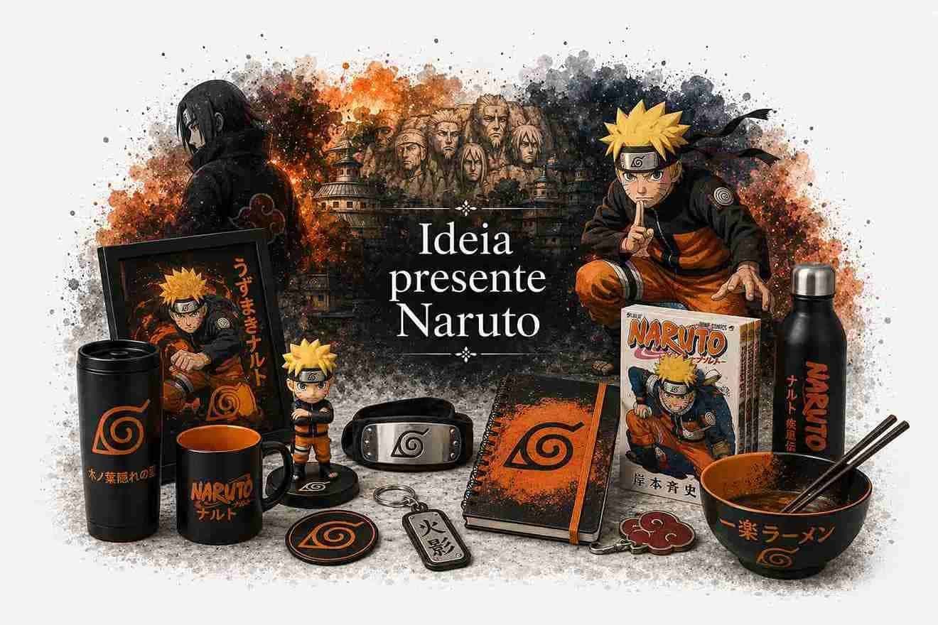 Guia de presentes de Naruto da Presendicas
