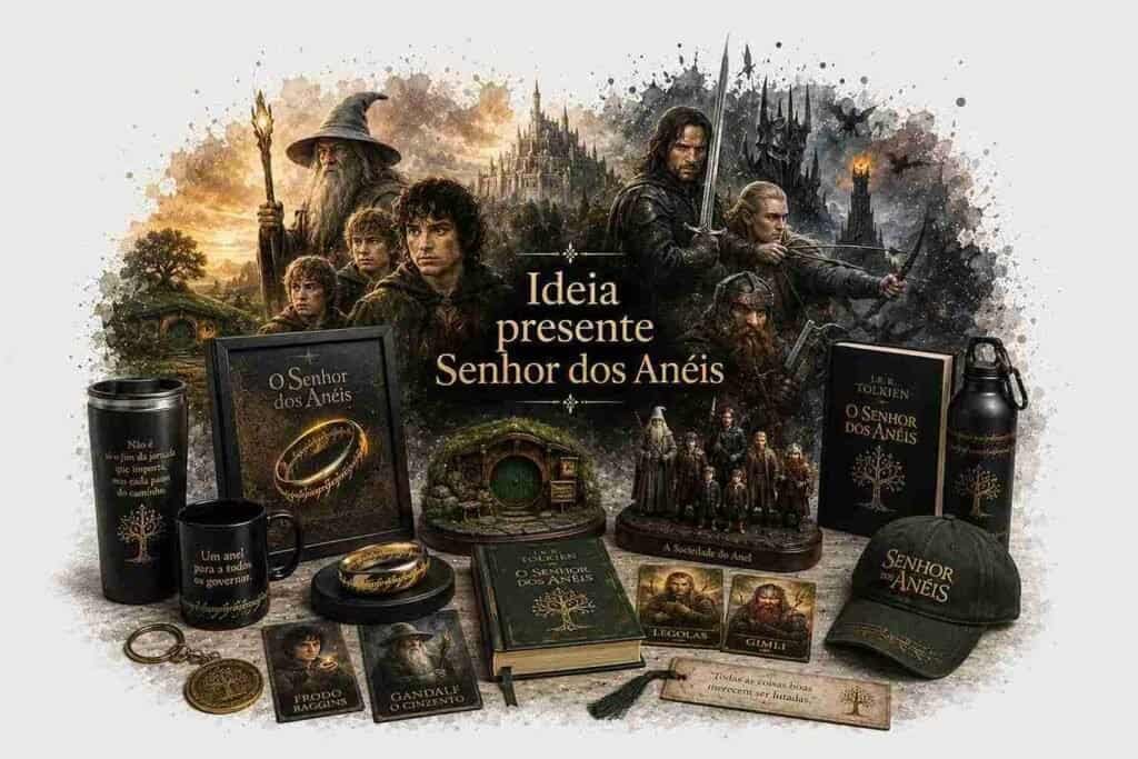 Presentes Senhor dos Anéis: O Guia Absoluto para Acertar no Perfil de Qualquer Fã (2026)