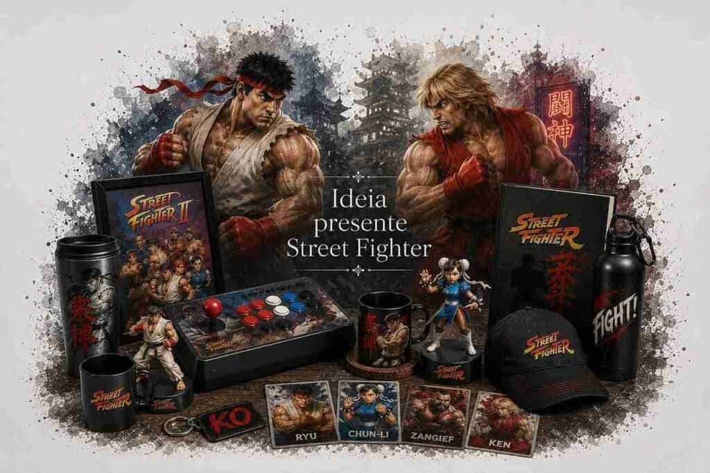 50 Ideias de Presentes de Street Fighter Para Fãs do Jogo em 2026