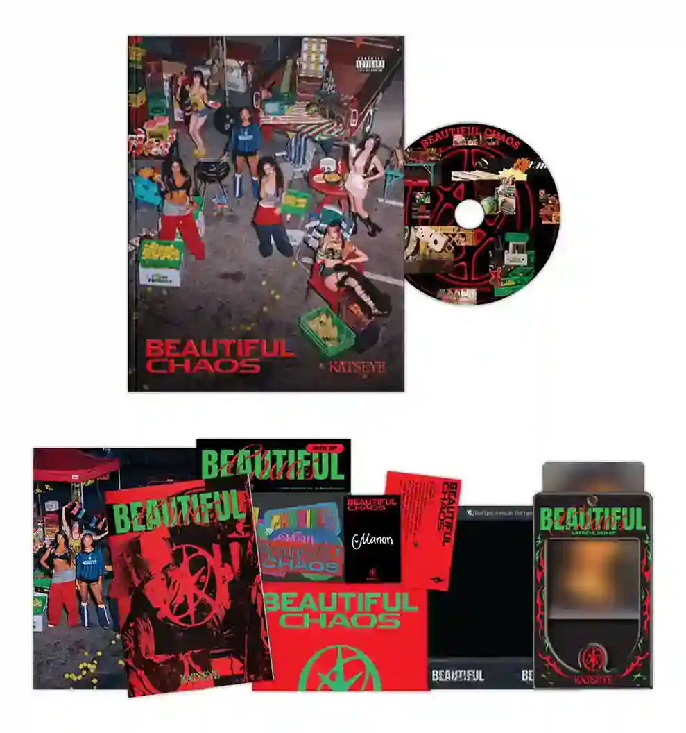 Katseye Beautiful Chaos álbum físico CD Chaotic Version