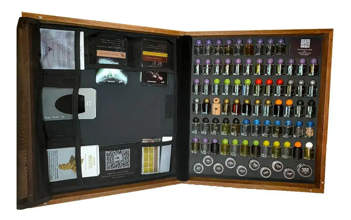 Kit 79 Aromas Do Vinho master completo sommelier