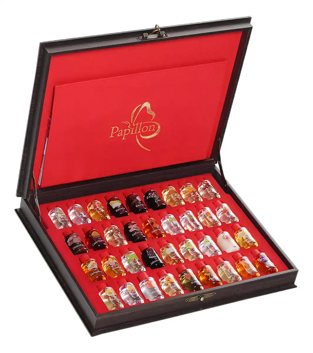 Kit Aromas do Vinho Papillon 36 essências sommelier