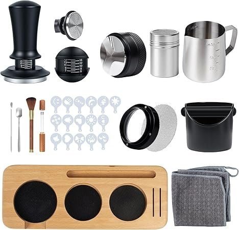 Kit Barista Profissional estênceis decorativos ferramentas