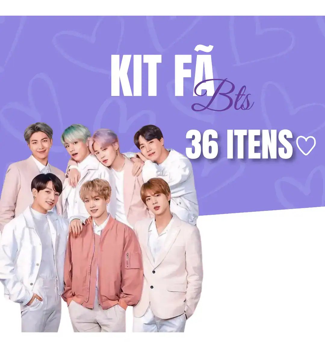 Kit Fã Bts - 36 Itens Exclusivos
