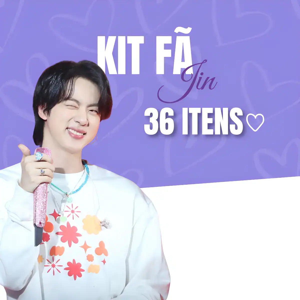 Kit Fã Jin - 36 Itens Exclusivos