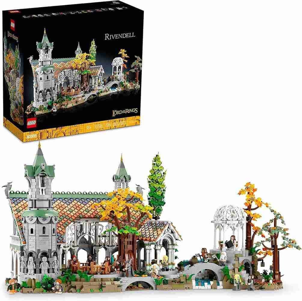 LEGO Icons O SENHOR DOS ANÉIS VALFENDA 10316 Kit de Construção 6167 Peças