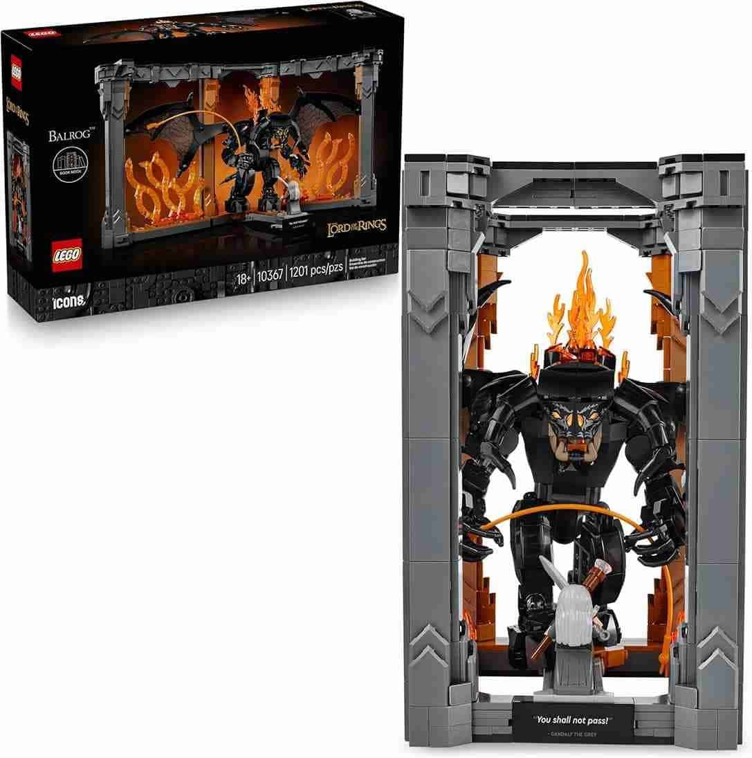 LEGO Icons O Senhor dos Anéis Aparador de Livros do Balrog 10367