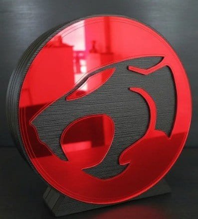 Letreiro ThunderCats 3D Espelhado decorativo