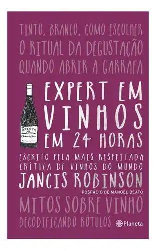 Livro Expert Em Vinhos Em 24 Horas curso prático