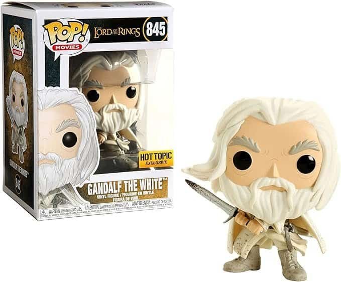 Lord of the Rings Funko POP Movies Gandalf the White Exclusive Vinyl Figure #845