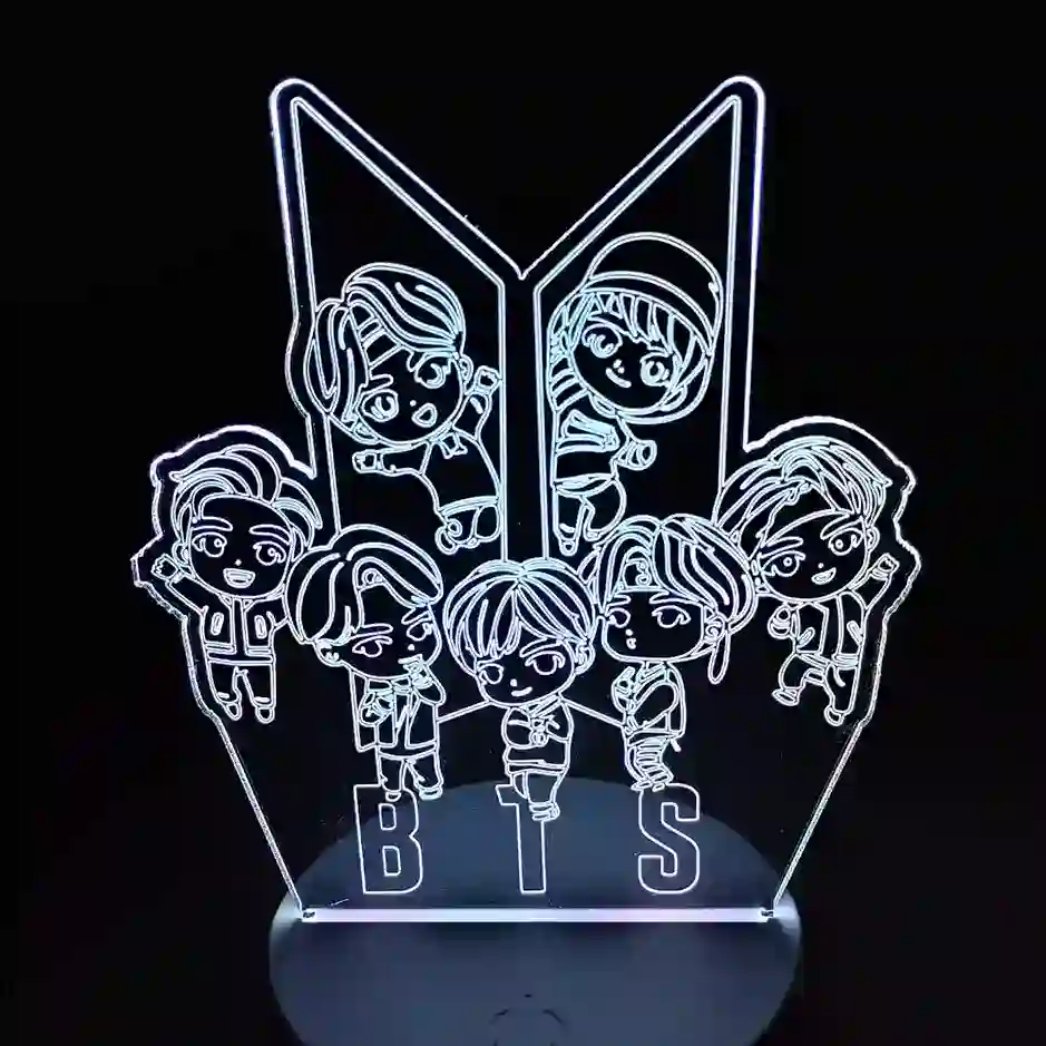 Luminária Kpop Bts Figure K-pop Ac0275