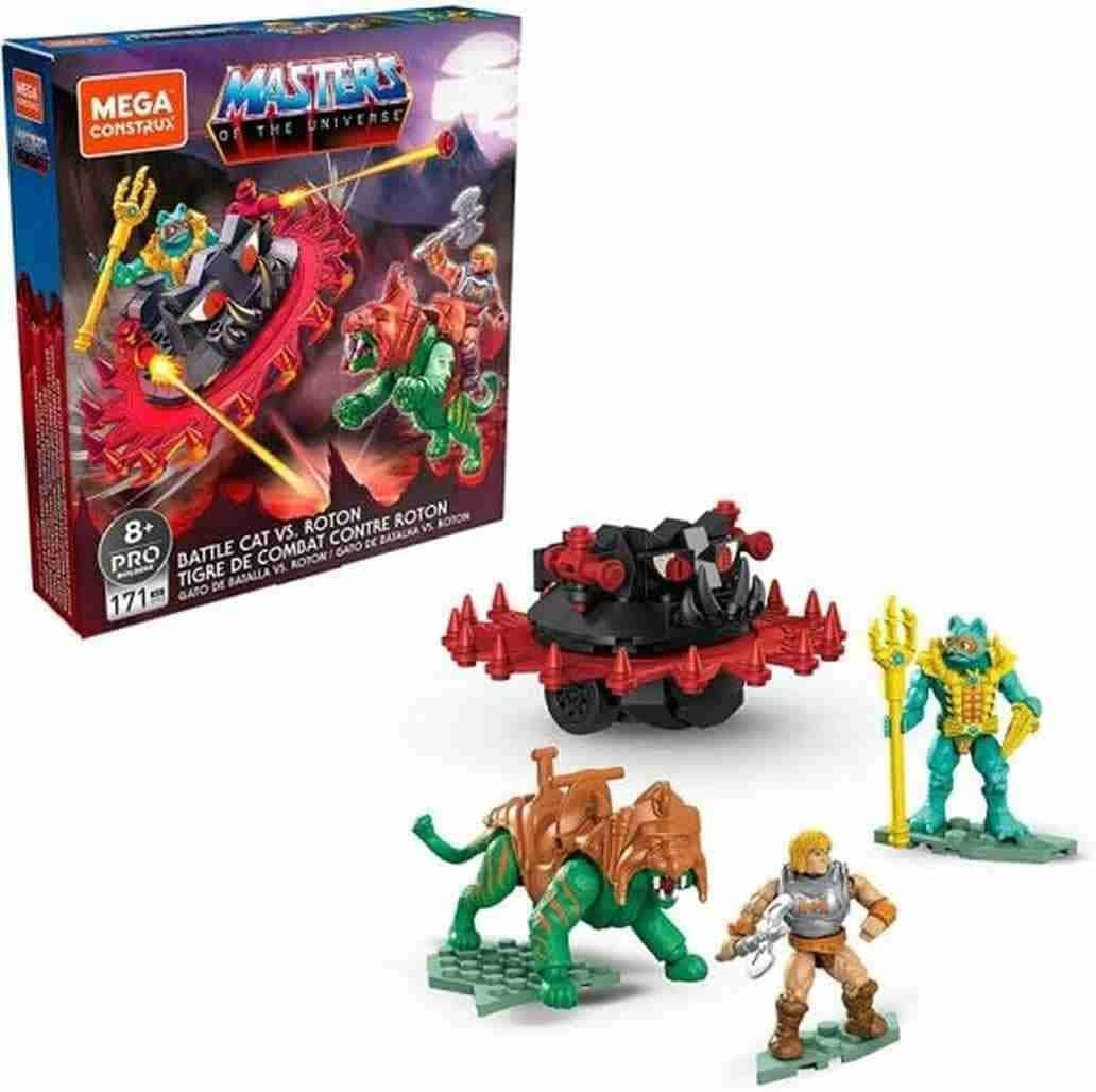 Mega Construx Masters of the Universe Ataque Gato de Batalha vs Roton 171 peças