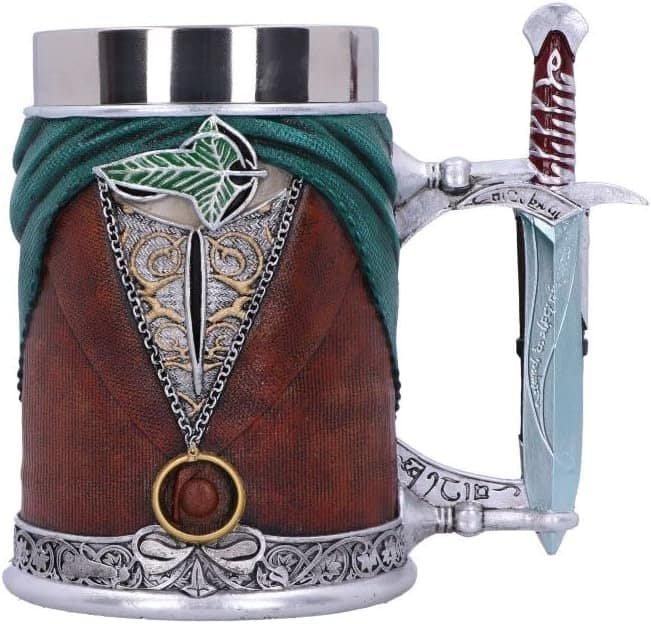 Nemesis Now Caneca Frodo oficialmente licenciada Lord of The Ring, marrom, 15,5 cm