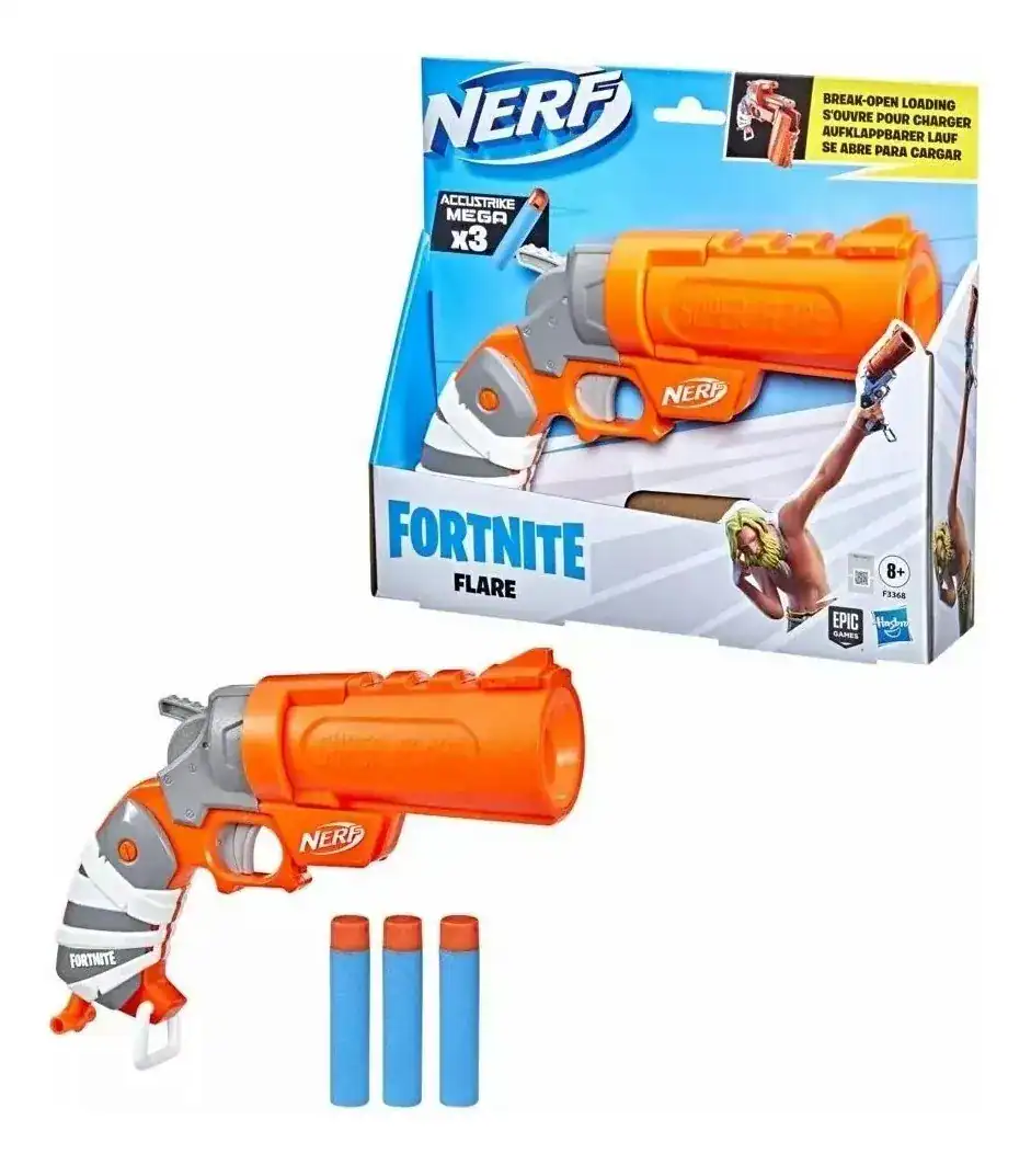 Nerf Lançador Fortnite Flare dardos Hasbro