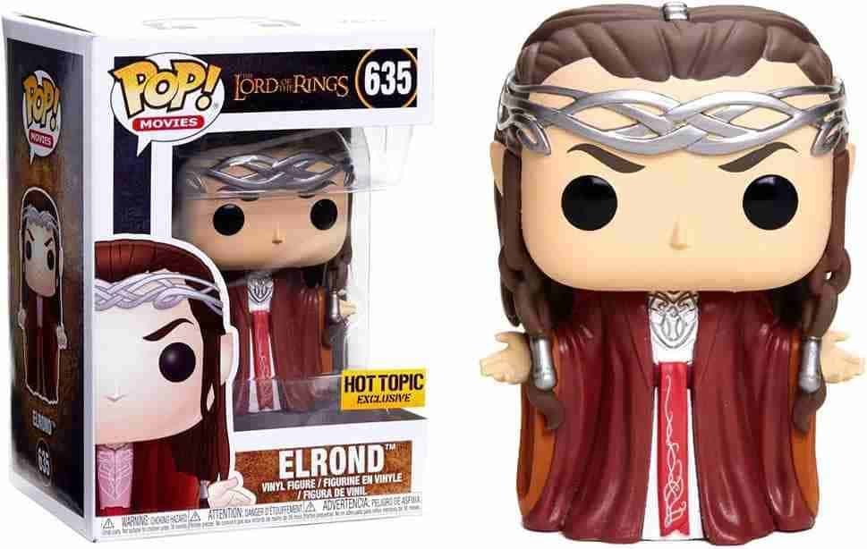 POP FUNKO 635 ELROND LORD OF THE RINGS HOT TOPIC