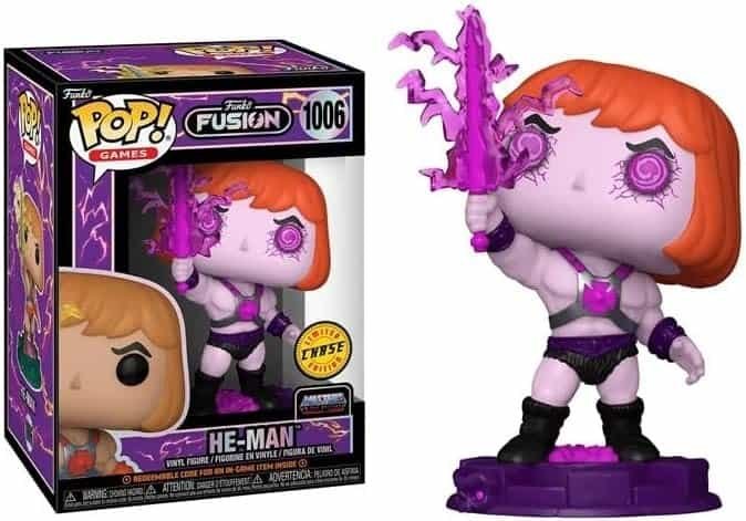 POP Funko Fusion Masters of the Universe Chase He-Man Edição Limitada