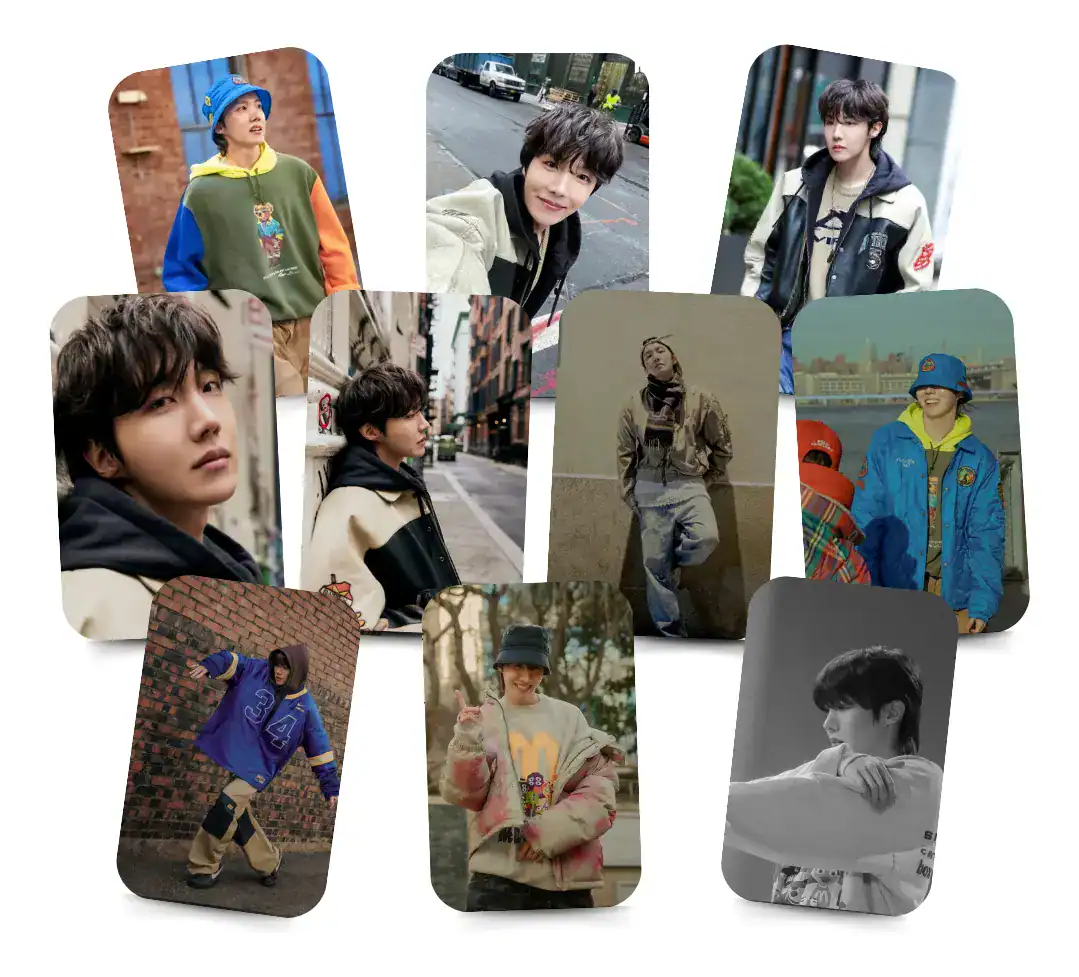 Photocard J-Hope — Set com 10 unidades