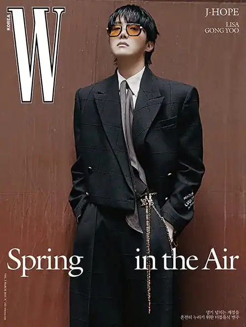 Pôster da Revista W Korea Volume 3 2025 — BTS J-Hope