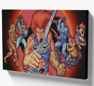 Quadro Parede em Tela Decorativo ThunderCats arte