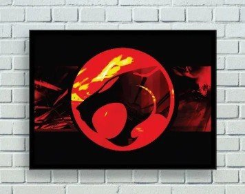 Quadro Retrô ThunderCats arte vintage