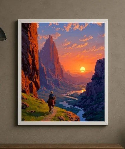 Quadro C/ Mold E Vid Princesa Zelda Games A3
