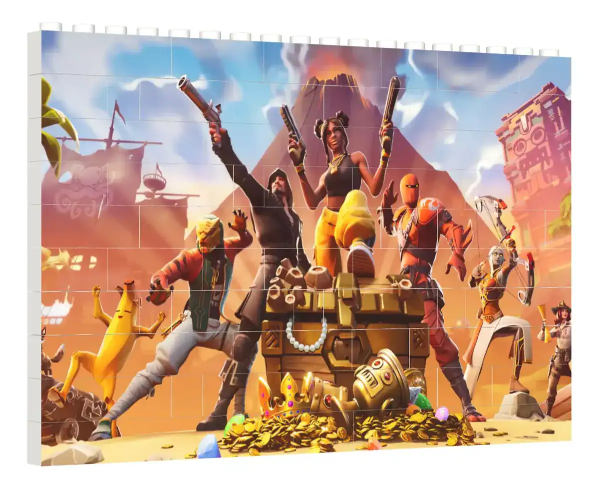 Quebra-cabeça Fortnite personagens 500 peças Battle Royale