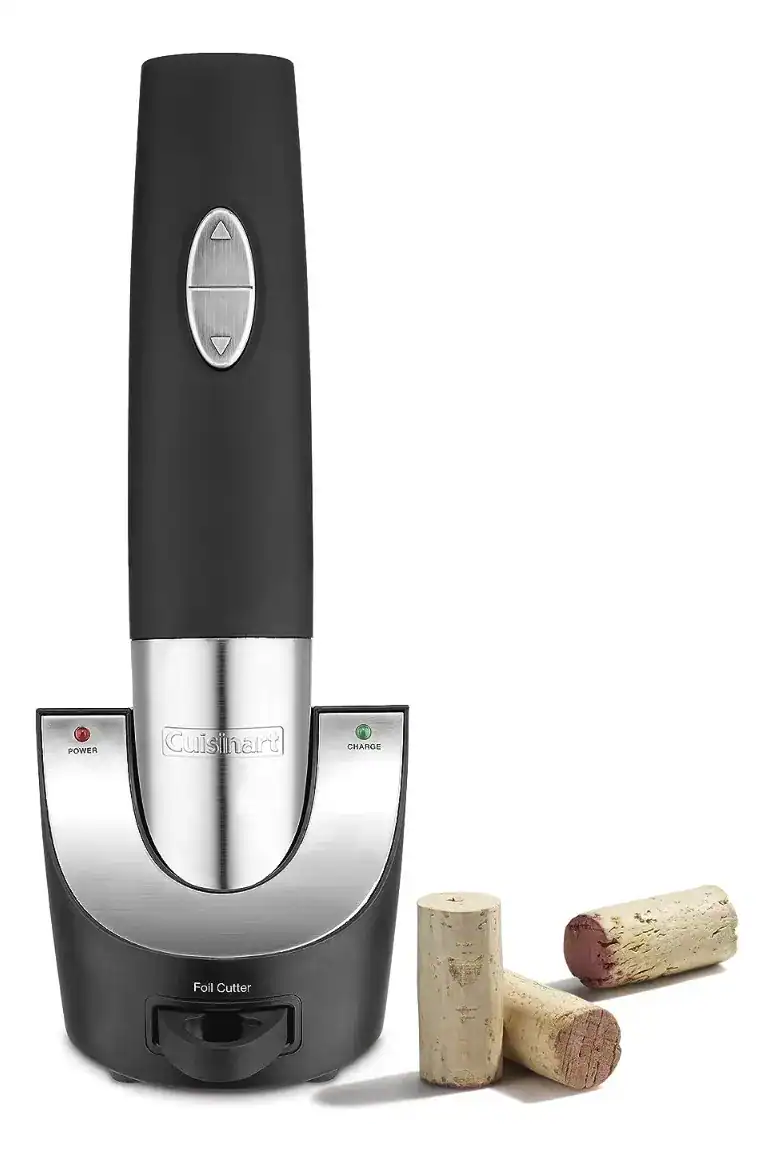 Saca Rolhas Bivolt Recarregável Cuisinart elétrico slim