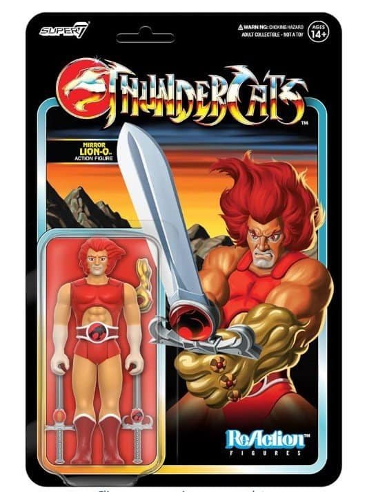 Super7 ReAction Mirror Lion-O ThunderCats 3.75