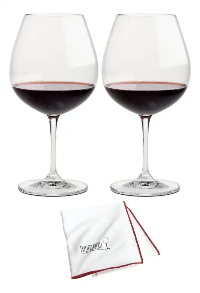 Taças Riedel Vinum par de cristal universal tinto branco espumante