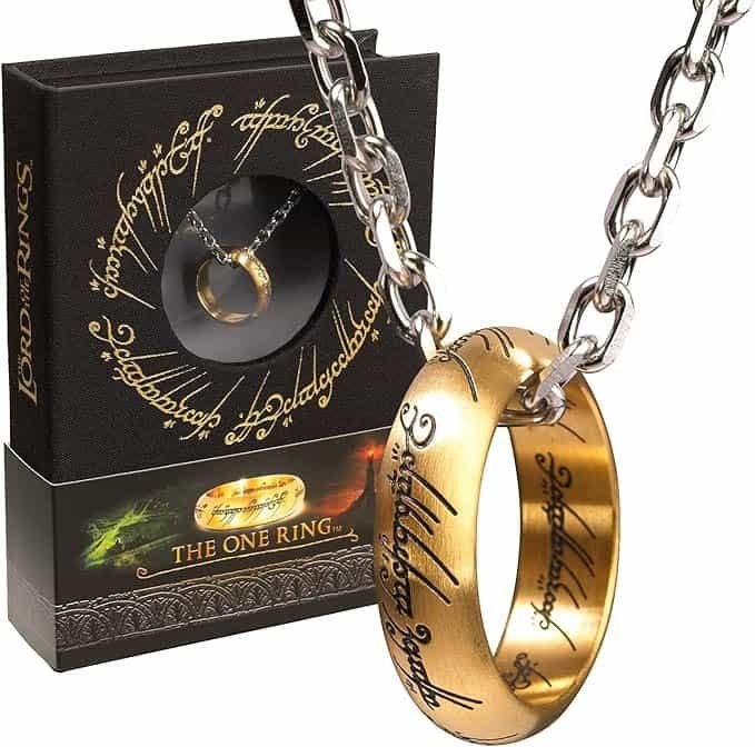 The Noble Collection NOB1588 Coleção The Lord pingente anel único, multicolorido, aço inoxidável