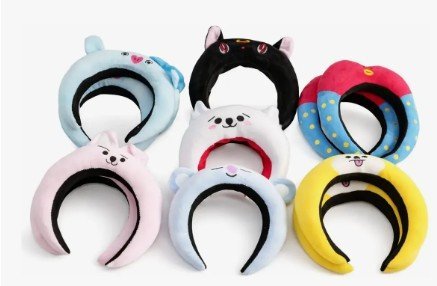 Tiara Arquinho Pelúcia Personagens Bt21 Bts