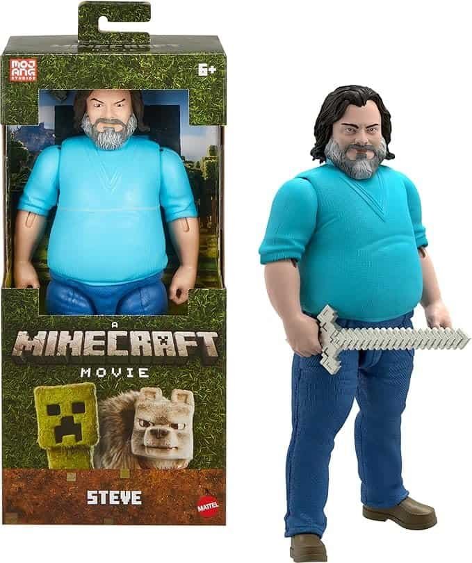 Action Figure Steve Um Filme Minecraft — Edição do Filme 2025