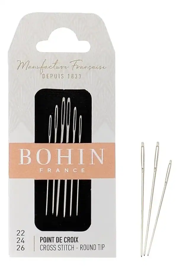 Agulha de Mão Tapestry Bohin — Para Tapeçaria e Ponto Cruz