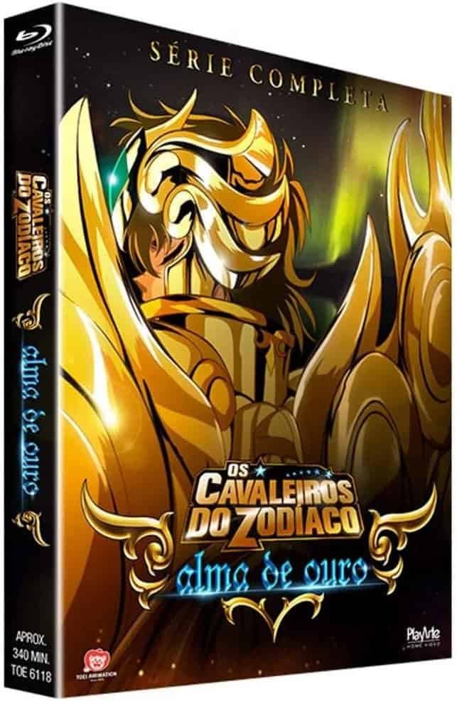 Bluray Cavaleiros do Zodíaco Alma de Ouro Série Completa