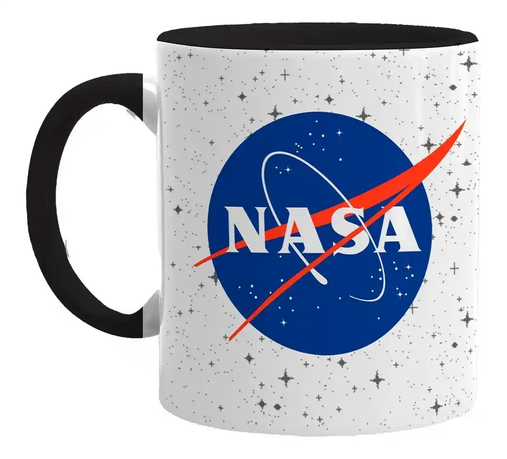 Caneca Personalizada Porcelana NASA White com Caixinha
