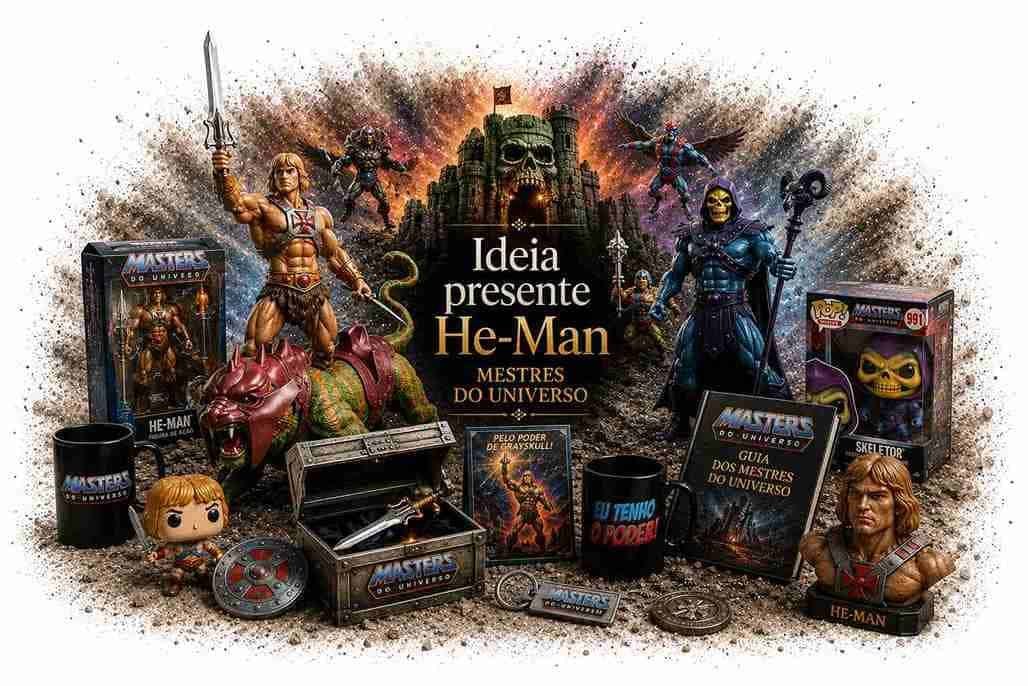 Guia de presentes de He-Man da Presendicas