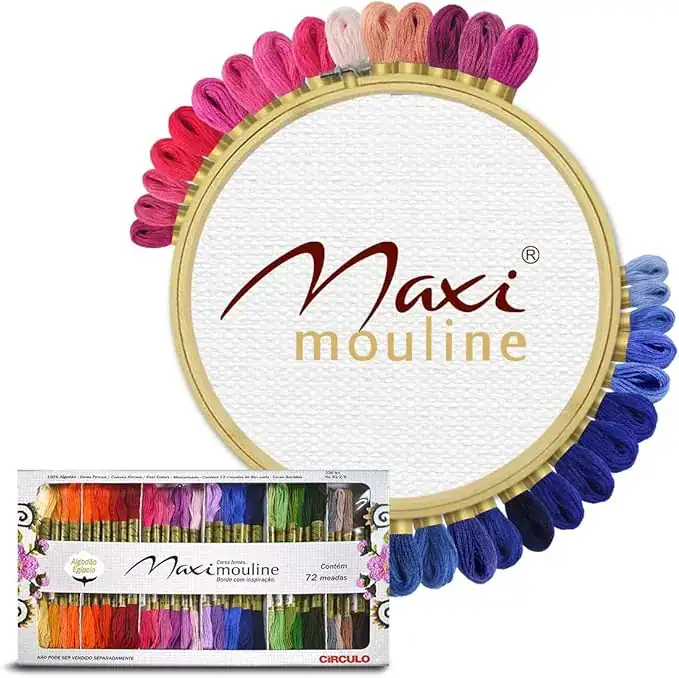 Kit 72 Meadas Maxi Mouliné — Círculo