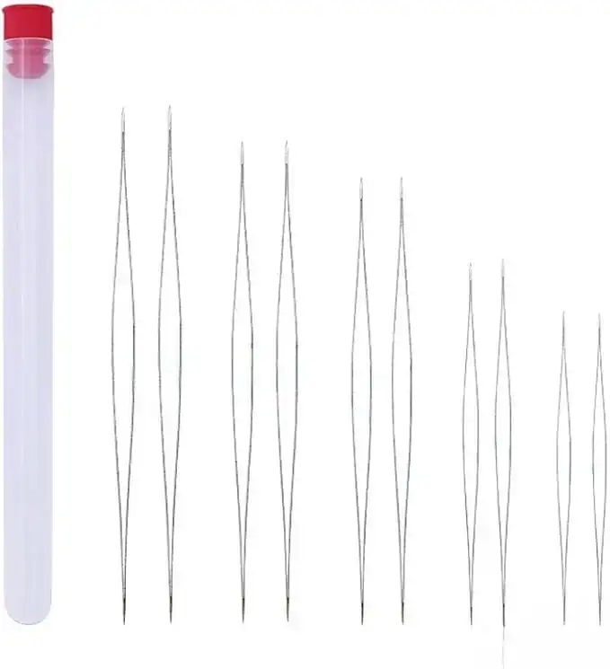 Kit Agulhas para Miçangas — 10 Peças em Tamanhos Variados