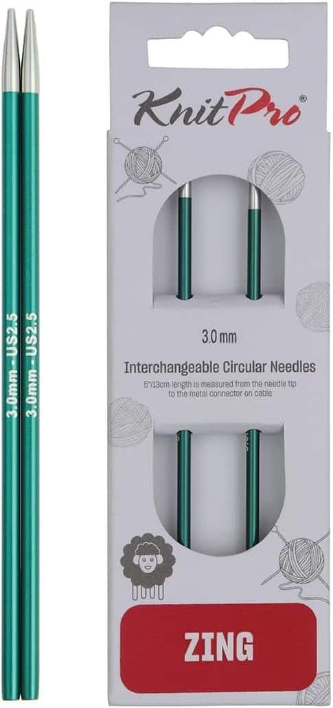Par de Agulhas de Tricô Intercambiáveis KnitPro