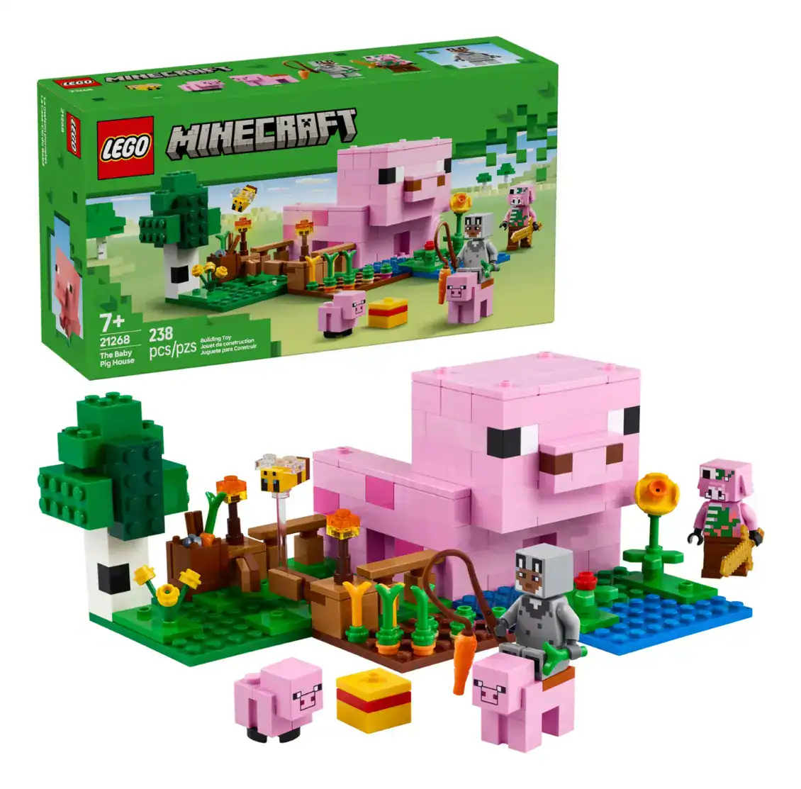 LEGO Minecraft A Aldeia — Villagers e Fazenda