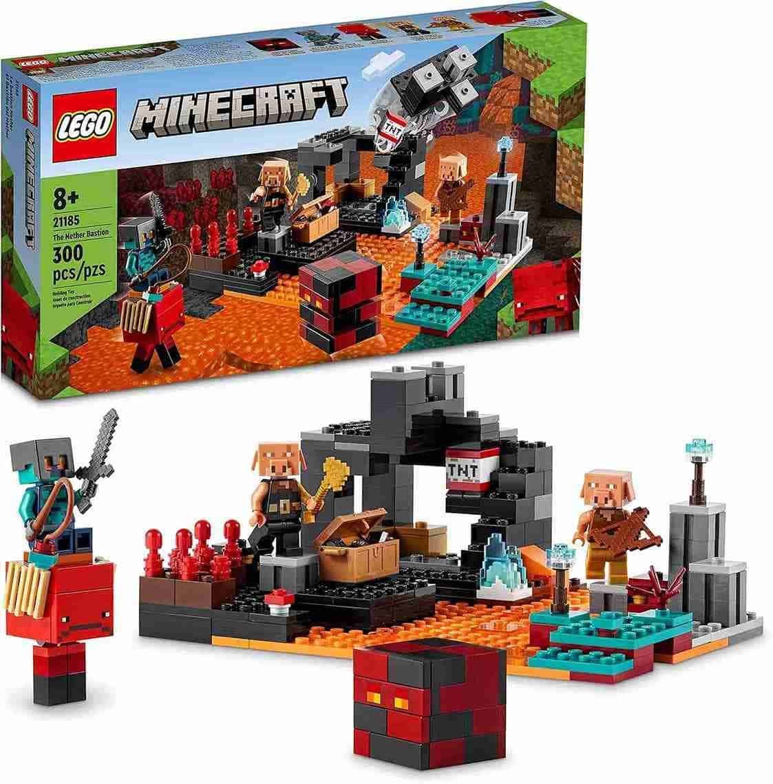 LEGO Minecraft O Bastião do Nether — Hoglin e Piglin